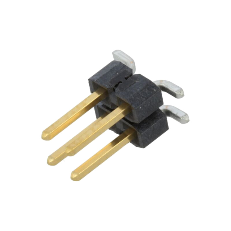 Conector: şiruri pini; tată; PIN: 4; 2,54mm; aurit; SMT; şir pini Conector: şiruri pini; tată; PIN: 4; 2,54mm; aurit; SMT; şir pini