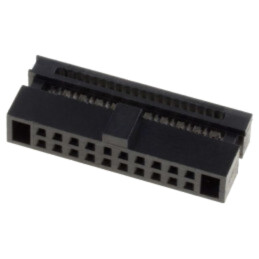 Conector: IDC; mufă; mamă; PIN: 20; IDC; pt.cablu-bandă; 0,635mm