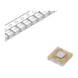LED; UV-A; 3535; 120°; 500mA; 2,8W; λd: 390÷400nm; 3÷3,8VDC; SMD