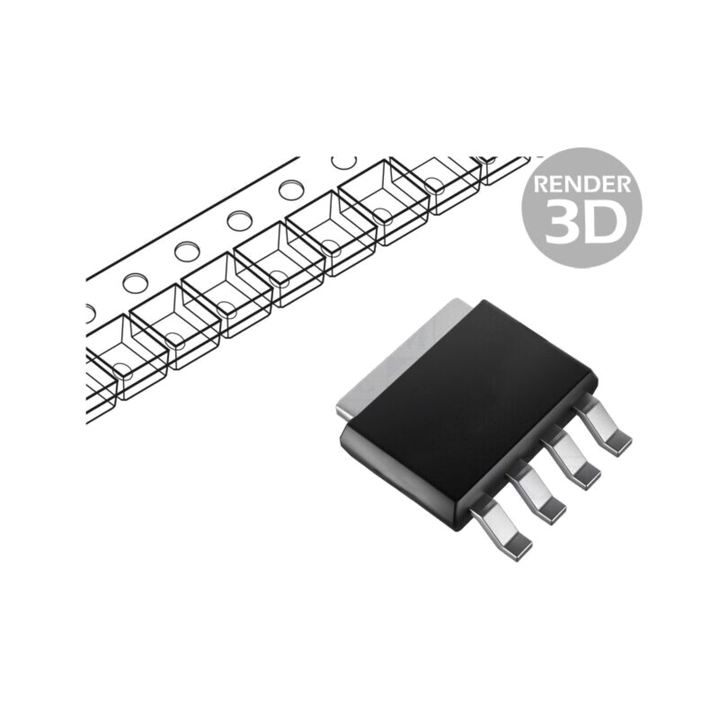 Tranzistor: N-MOSFET; unipolar; 25V; 100A; Idm: 1133A; 179W Tranzistor: N-MOSFET; unipolar; 25V; 100A; Idm: 1133A; 179W