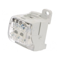 Bloc de distribuție 16mm2-70mm2 cu 1 pistă | Electronic-mag.ro | Componente Electronice