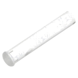 Tub pentru LED-uri; Ø3mm; Lung: 15,9mm; rotund; drept