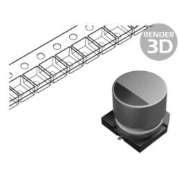Condensator: electrolitic; SMD; 220uF; 10VDC; Ø8x10,2mm; 2000h