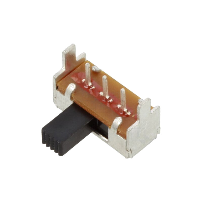 Comutator: glisant; Poz: 2; SPDT; 0,2A/30VDC; ON-ON; THT; -20÷70°C