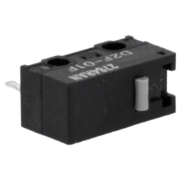 Microîntrerupător SNAP ACTION; 1A/125VAC; 0,1A/30VDC; SPDT; D2F