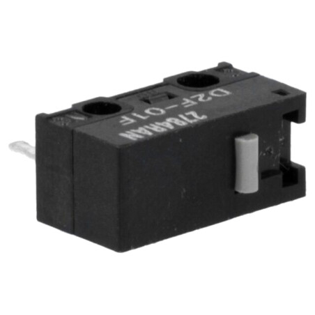 Microîntrerupător SNAP ACTION; 1A/125VAC; 0,1A/30VDC; SPDT; D2F