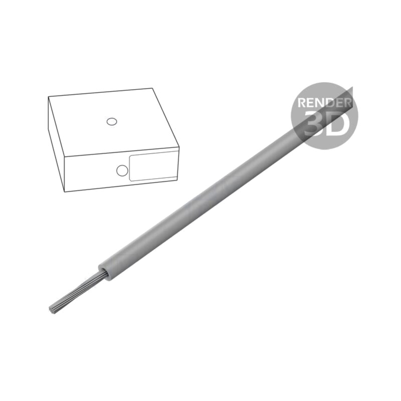 Cablu; ÖLFLEX® HEAT 125 SC; 1x1mm2; litat; Cu; gri; -55÷125°C