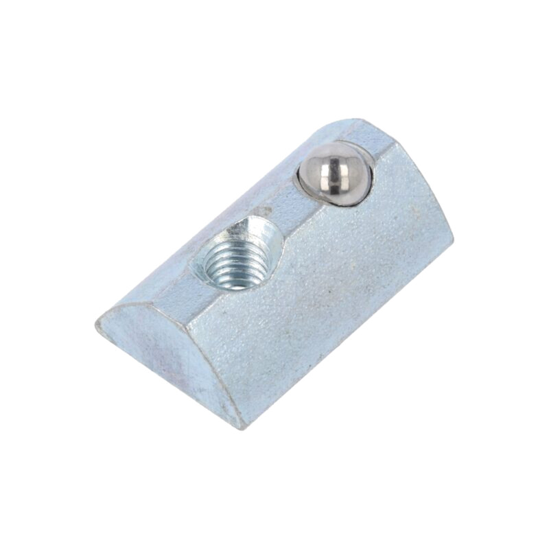 Piuliţă; pt.profile; Lăţime cant: 8mm; oţel; în T; Filet: M5 Piuliţă; pt.profile; Lăţime cant: 8mm; oţel; în T; Filet: M5
