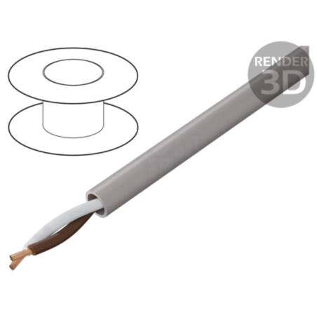 Cablu; UNITRONIC® LiHH; 2x0,34mm2; neecranat; 60V; Cu; litat