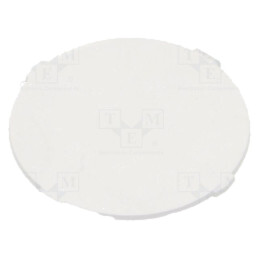 Etichetă; 61; Ø19,7mm; Corp: transparentă; plastic