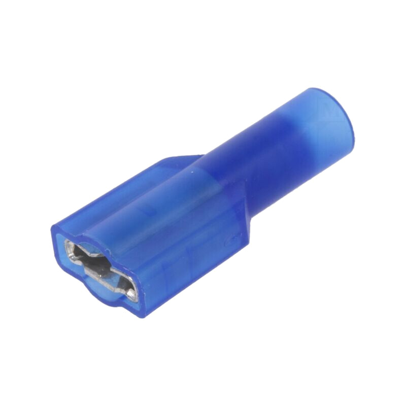 Terminal: plat; 6,4mm; 0,8mm; mamă; crimpat; pe cablu; izolată Terminal: plat; 6,4mm; 0,8mm; mamă; crimpat; pe cablu; izolată