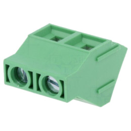 Regletă de conexiuni pt.PCB; în unghi; 9,52mm; piste: 2; 4mm2