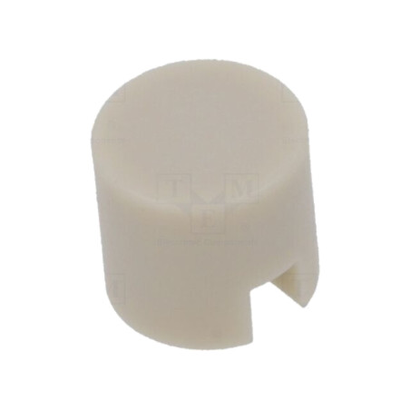 Tastă; cu împingere; 5,5mm; -25÷70°C; rotund; ivoar; Ø6mm