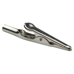 Bornă crocodil; 10A; Capacitate prindere: max.7,9mm; L: 57mm