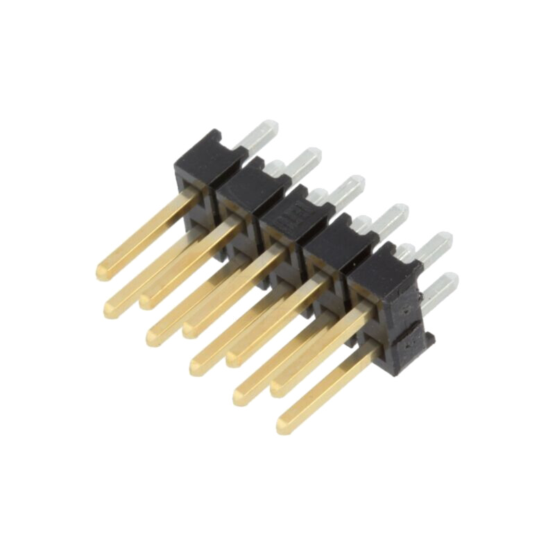 Conector: şiruri pini; şir pini; tată; PIN: 10; drept; 2,54mm; THT