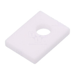 Suport termoconductor: ceramic; TO126,TO32; L: 8mm; W: 11mm; 25W/mK