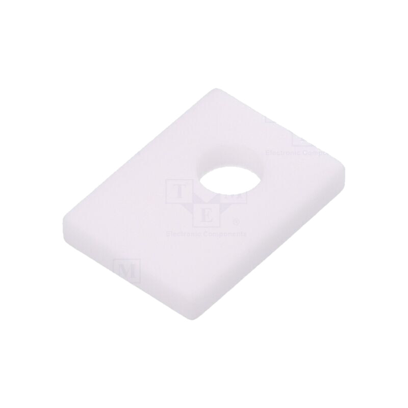 Suport termoconductor: ceramic; TO126,TO32; L: 8mm; W: 11mm; 25W/mK Suport termoconductor: ceramic; TO126,TO32; L: 8mm; W: 11mm; 25W/mK