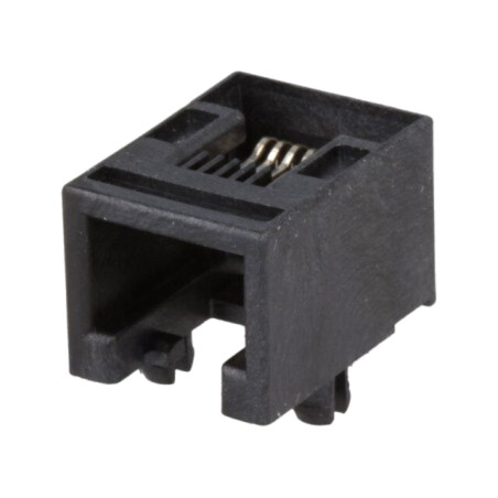 Conector: RJ12; soclu; PIN: 6; Cat: 3; profil jos; Dispunere: 6p6c