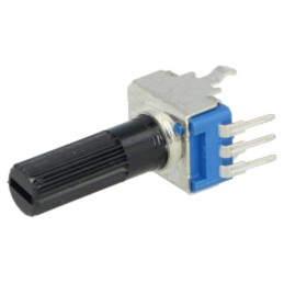 Potenţiometru: axial; singură tură; 10kΩ; 125mW; ±20%; THT; 6mm