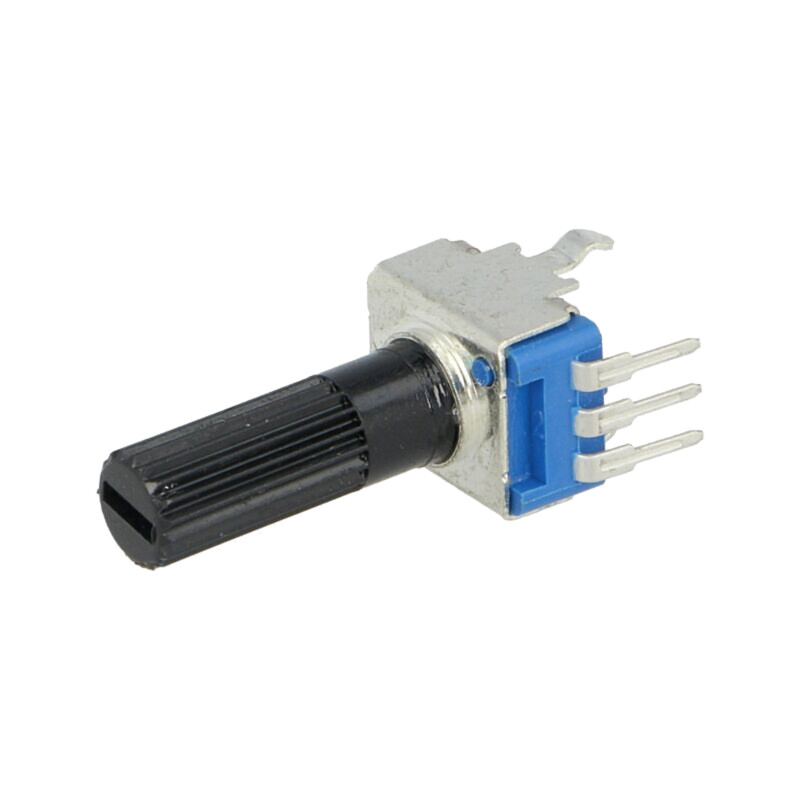 Potenţiometru: axial; singură tură; 10kΩ; 125mW; ±20%; THT; 6mm Potenţiometru: axial; singură tură; 10kΩ; 125mW; ±20%; THT; 6mm