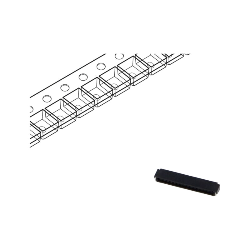Conector: cablu-placă; DF52; SMT; PIN: 16; soclu; pentru PCB; tată Conector: cablu-placă; DF52; SMT; PIN: 16; soclu; pentru PCB; tată
