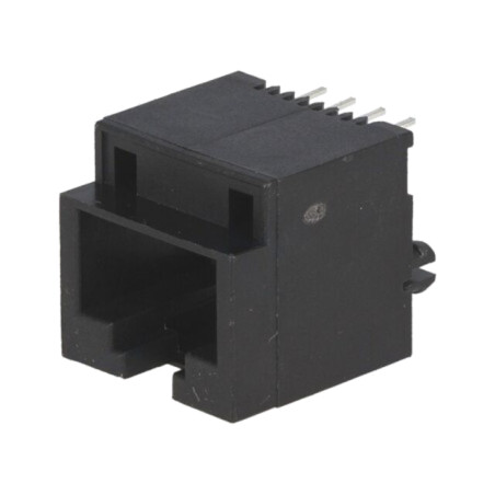 Conector: RJ45; soclu; PIN: 8; cu salt; aurit; Dispunere: 8p8c; THT