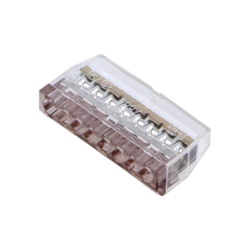 Cu eliberare rapidă; bornă cu arc; 0,75÷4mm2; 600V; 24A; pe cablu Cu eliberare rapidă; bornă cu arc; 0,75÷4mm2; 600V; 24A; pe cablu