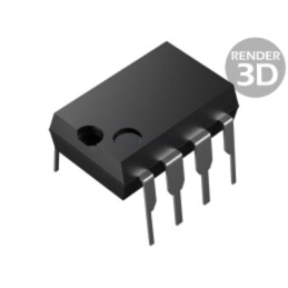 IC: memorie EEPROM; 4kbEEPROM; Microwire; 512x8bit; 2,5÷5,5V; 2MHz