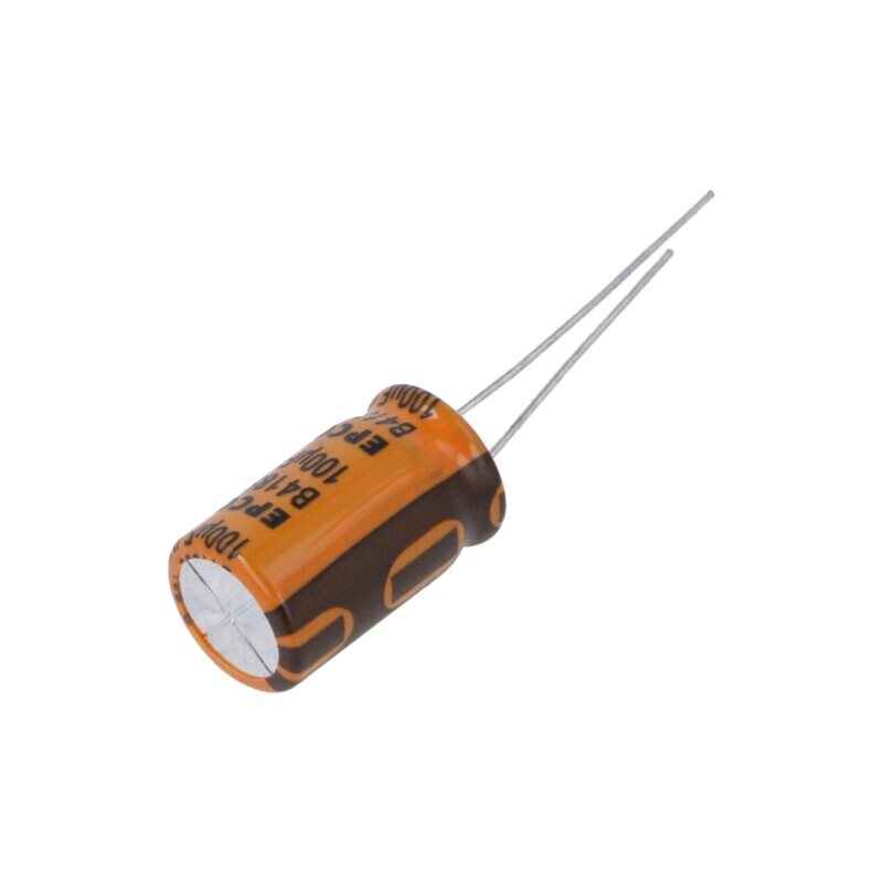 Condensator: electrolitic; THT; 100uF; 100VDC; Ø12,5x20mm; ±20% Condensator: electrolitic; THT; 100uF; 100VDC; Ø12,5x20mm; ±20%