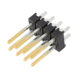 Conector: şiruri pini; şir pini; tată; PIN: 8; drept; 2,54mm; THT