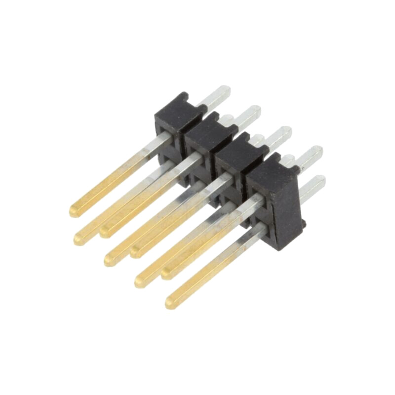 Conector: şiruri pini; şir pini; tată; PIN: 8; drept; 2,54mm; THT