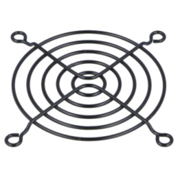 De protecţie; metal; 80x80mm; şurub; neagră