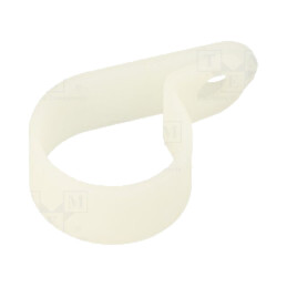 Clipsuri; Clipsuri tip P pentru cabluri; Øbuclă: 28,5mm; W: 10mm