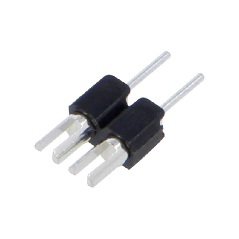 Conector: şiruri pini; şir pini; tată; PIN: 2; 2,54mm; THT; 1x2; 60V Conector: şiruri pini; şir pini; tată; PIN: 2; 2,54mm; THT; 1x2; 60V