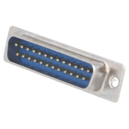 D-Sub; PIN: 25; soclu; tată; drept; THT; 5A; 15mΩ; Placare: aurit