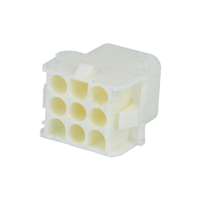 Conector: cablu-cablu; mufă; tată/mamă; MLX; 6,35mm; PIN: 9; UL94V-0 Conector: cablu-cablu; mufă; tată/mamă; MLX; 6,35mm; PIN: 9; UL94V-0