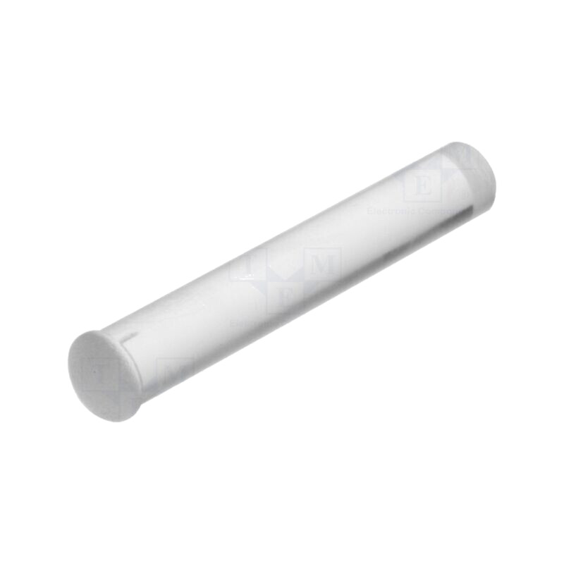 Tub pentru LED-uri; Ø3mm; Lung: 19mm; rotund; drept