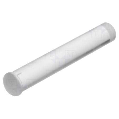 Tub pentru LED-uri; Ø3mm; Lung: 19mm; rotund; drept