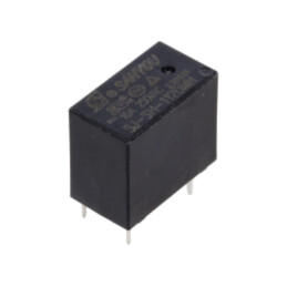Releu: electromagnetic; SPST-NO; Ubobină: 12VDC; 10A/250VAC; THT