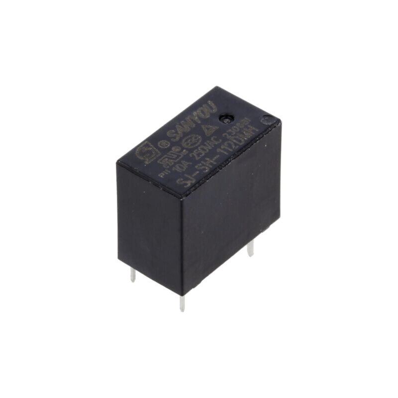 Releu: electromagnetic; SPST-NO; Ubobină: 12VDC; 10A/250VAC; THT Releu: electromagnetic; SPST-NO; Ubobină: 12VDC; 10A/250VAC; THT