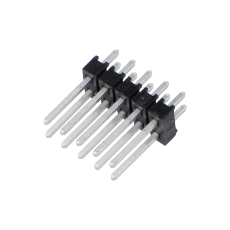 Conector: şiruri pini; şir pini; tată; PIN: 10; drept; 2,54mm; THT