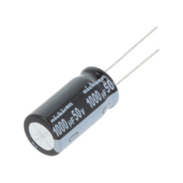 Condensator: electrolitic; THT; 1000uF; 50VDC; Ø12,5x25mm; ±20%
