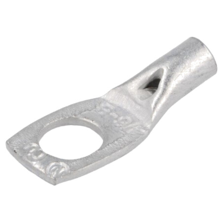 Vârf: inelar tubular; M8; 6mm2; crimpat; pe cablu; cositorit; cupru