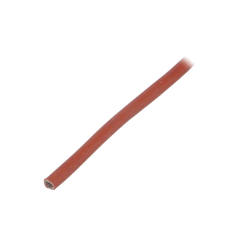 Manşon electroizolant; fibră de sticlă; cărămiziu; -60÷250°C Manşon electroizolant; fibră de sticlă; cărămiziu; -60÷250°C