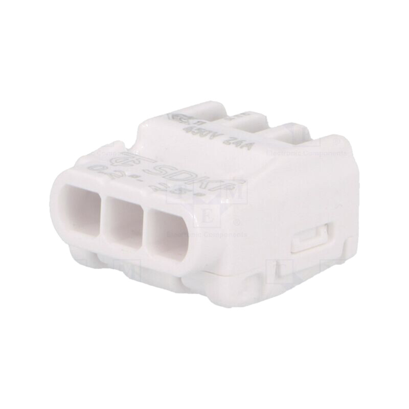 Cu eliberare rapidă; SDKF; bornă cu arc; 0,2÷2,5mm2; 300V; 24A