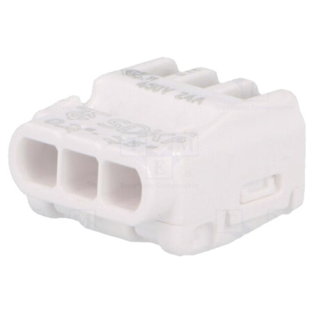 Cu eliberare rapidă; SDKF; bornă cu arc; 0,2÷2,5mm2; 300V; 24A