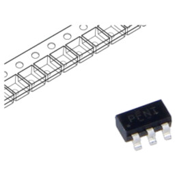 PMIC; convertor DC/DC; Uintr: 1,6÷5,5V; 0,06A; SOT23-5; SMD; 250kHz