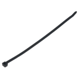 Colier de strângere; L: 300mm; W: 7,6mm; neagră; poliamidă; 535N