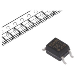 Optocuplor; SMD; Ch: 1; OUT: tranzistori; Uizol: 3,75kV; Uce: 80V