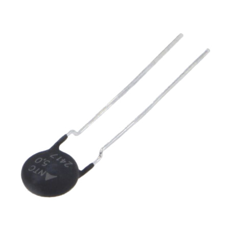 Termistor NTC; 5Ω; -55÷170°C; 1,8W; ±20%; THT; 2800K; Raster: 5mm